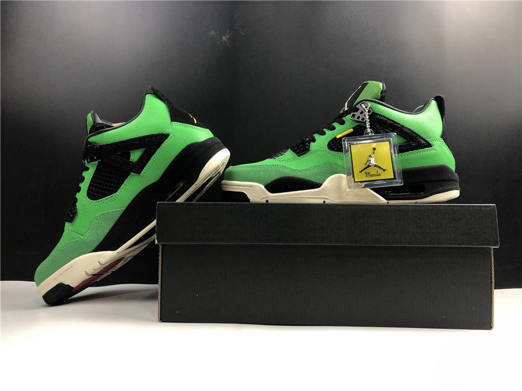 Air Jordan 4 Retro GREEN BLACK
